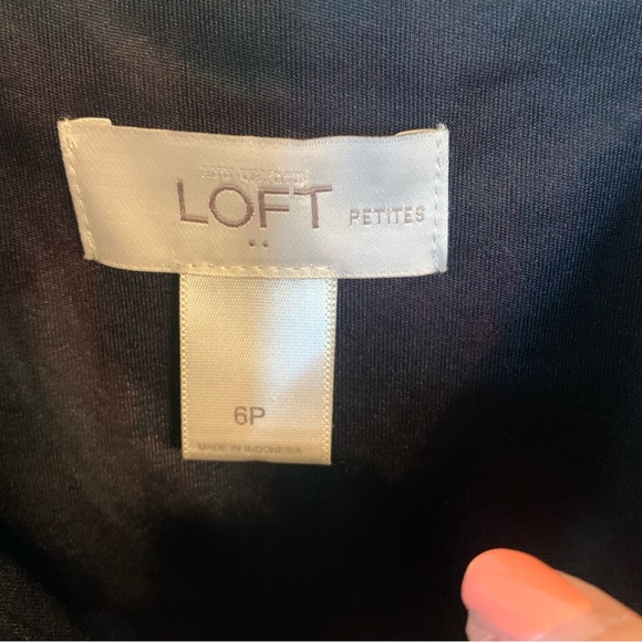 Loft Spaghetti Strap Ruffle Detail Multicolor Maxi Dress Petite Women’s Size 6 - Picture 3 of 11